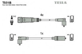 Провода высоковольтные TESLA Audi 100 1.8i 84-89 PH, DS