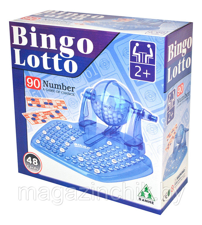 Настольная игра Лото Бинго (Bingo) 90 шариков купить в Минске - фото 1 - id-p45863702