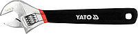Ключ разводной с обрезиненной ручкой 200мм, YATO YT-21651