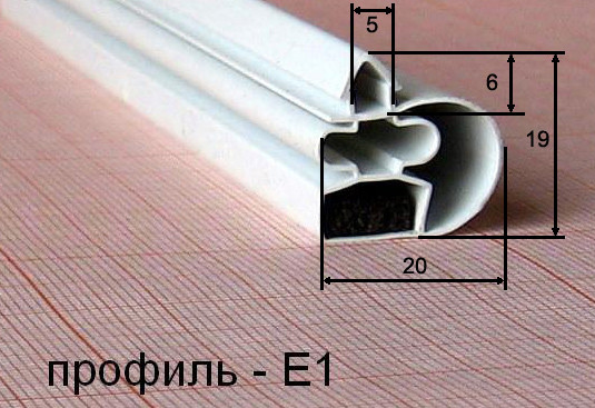 Уплотнитель для холодильников E1