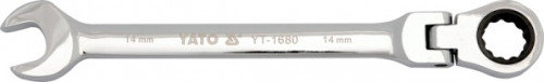 Ключ комбинированный с трещоткой и шарниром 13мм, YATO, фото 2