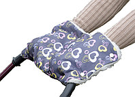 Муфта на коляску для рук. Овечья шерсть Зимние.