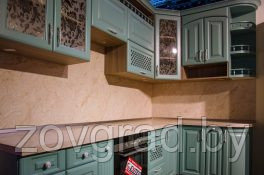 Прямая кухня с фасадами из матового крашеного мдф коллекции "Вена" - фото 10 - id-p58123541