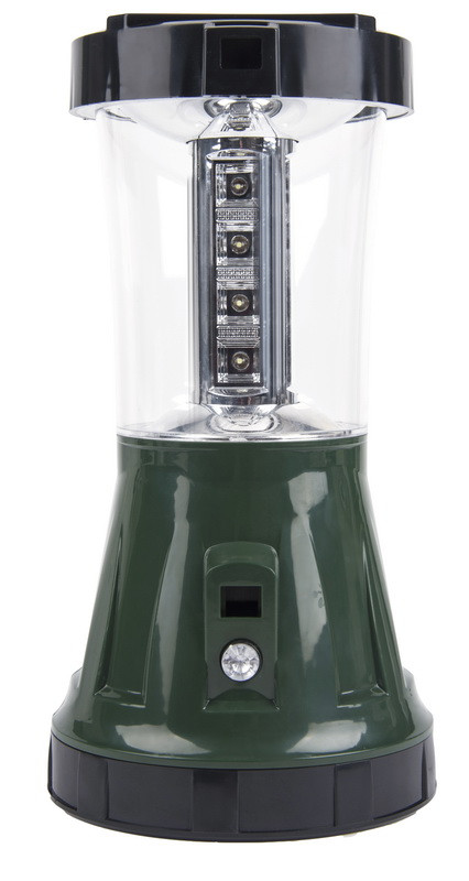 Аккумуляторный кемпинговый фонарь SmartBuy SBF-45-G 2 в 1 1Вт+17LED, зеленый, cолнечная батарея - фото 4 - id-p55199831
