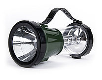 Аккумуляторный кемпинговый фонарь SmartBuy SBF-45-G 2 в 1 1Вт+17LED, зеленый, cолнечная батарея