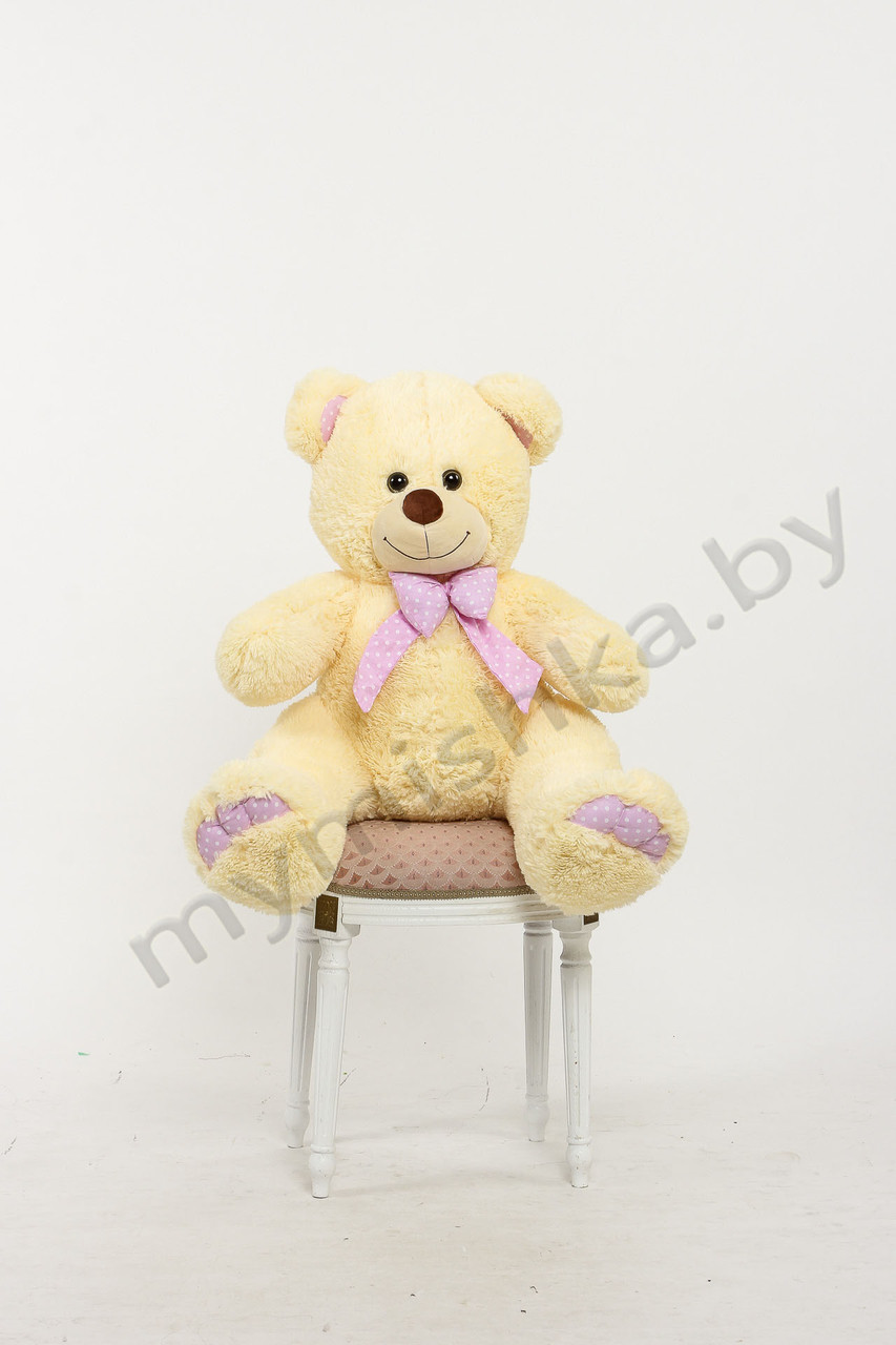 Плюшевый медведь 100 см Оскар Розовый бант - фото 3 - id-p55199841
