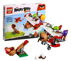 Конструктор Lepin 19002 Angry Birds "Самолетная атака свинок" (аналог LEGO 75822) 185 деталей