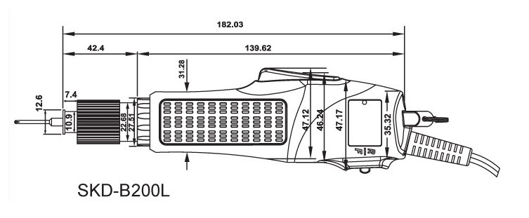 Винтоверт бесщеточный Kilews SKD-B207L (B) + силовой контроллер Kilews SKP-32B-60W - фото 2 - id-p25409844