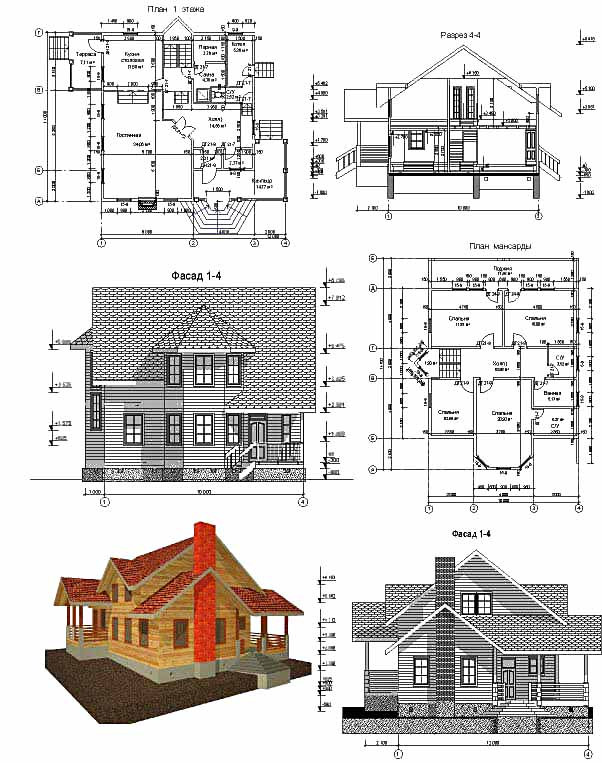 Архитектурное проектирование загородных домов в Минске - фото 1 - id-p55240723