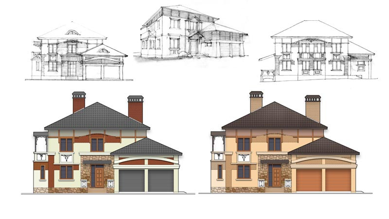 Архитектурное проетирование частных загородных домов