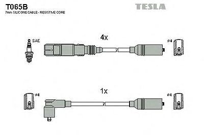 Провода высоковольтные TESLA VW Passat 1.6 AFT 94- Polo Classic - фото 1 - id-p55246801