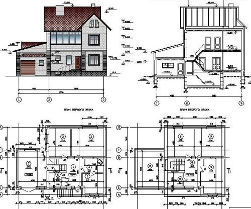 Архитектурное проектирование двухэтажного дома - фото 3 - id-p55249003