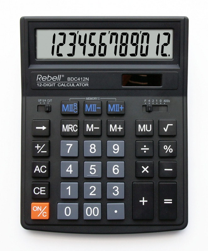 Калькулятор настольный 12р. BDC412NBK BX