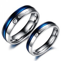 Парные кольца для влюбленных "Неразлучная пара 110"