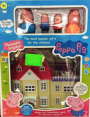 Игровой Домик Свинки Пеппы Peppa Pig, 4 фигурки, ZY 560