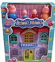 Игровой Домик Свинки Пеппы Peppa Pig, 4 фигурки, со светом и звуком 5806a, фото 2