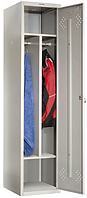 Шкаф для одежды в раздевалку металлический Практик ШГР-ЛС-11-40D