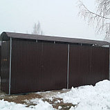 Ограждения для контейнеров с крышей с воротами, фото 2