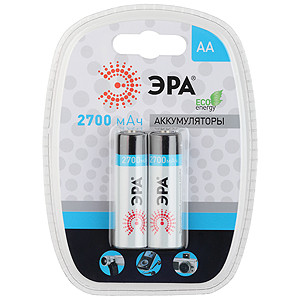 Аккумуляторная. батарея ЭРА HR6-2BL 2700 mAh