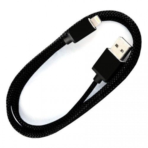Кабель 8-pin для iPhone 5/6 Apple SmartBuy 1.2m хлопок+металл