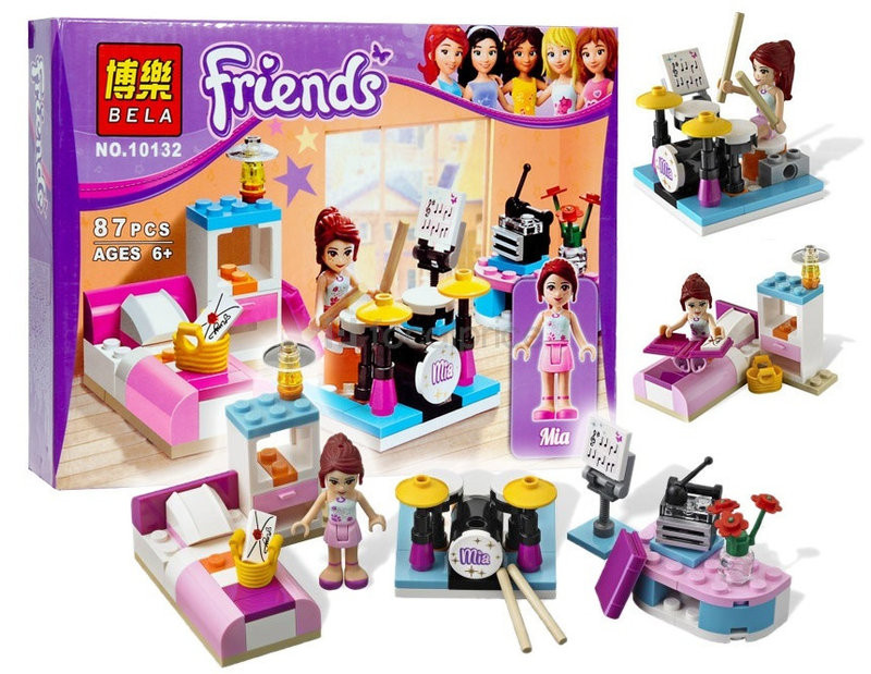 Конструктор Bela Friends 10132 "Спальня Мии" 87 деталей