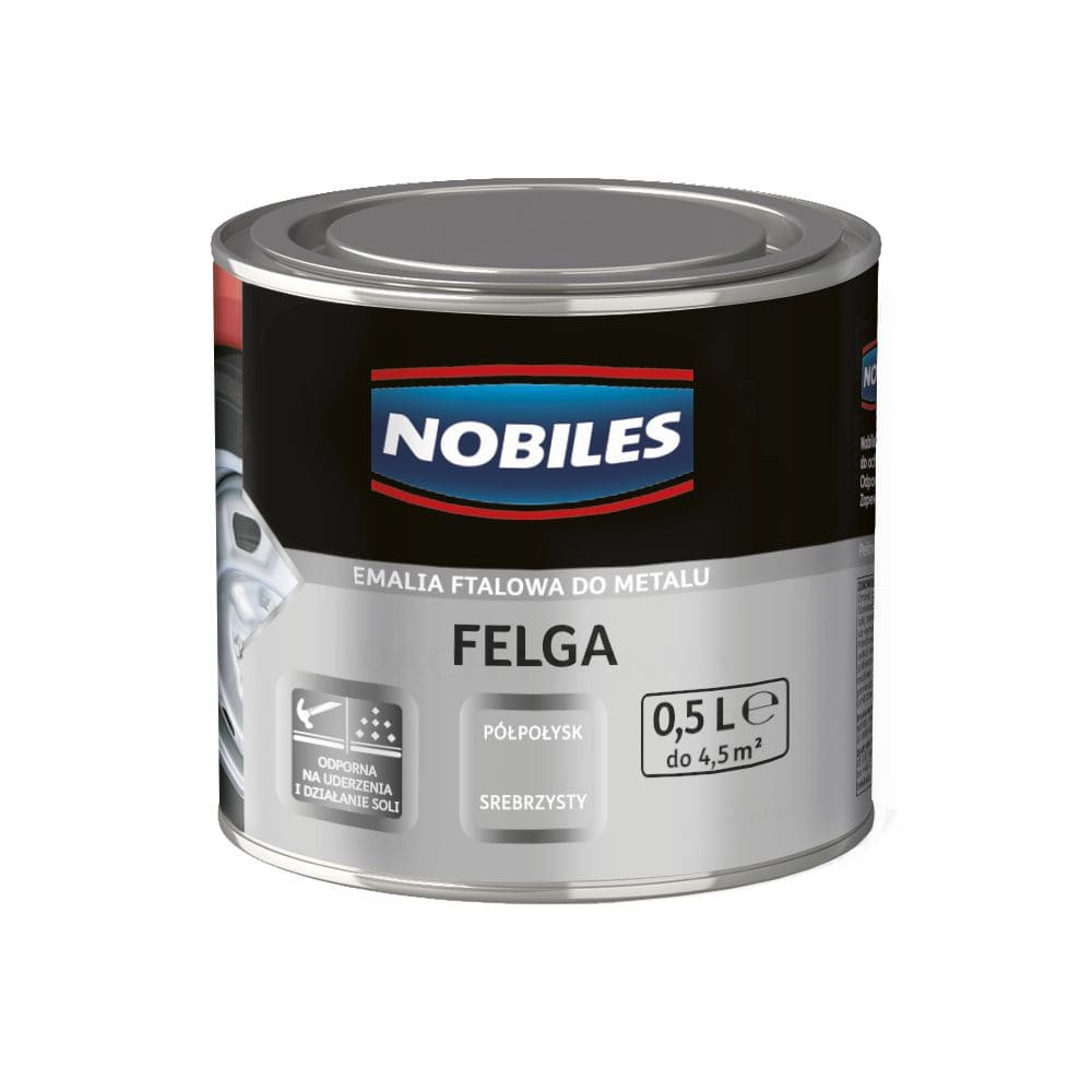 NOBILES 5163864 FELGA NOBILES эмаль для дисков серебро 0,5л - фото 1 - id-p55408828