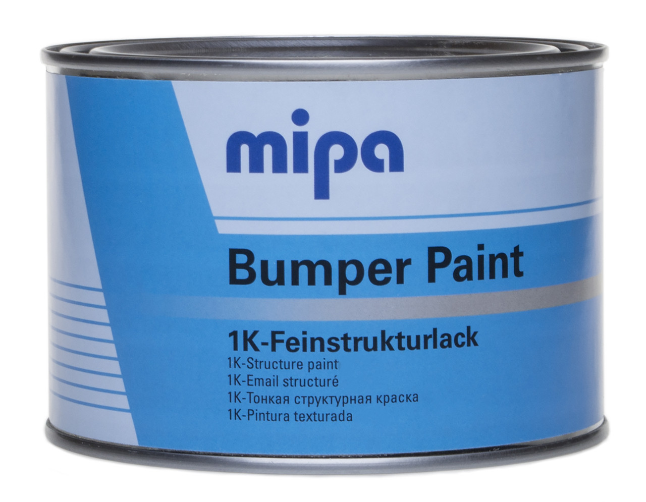 MIPA 246800001S Bumper Paint 1K Структурная краска для бампера черная 0,5л