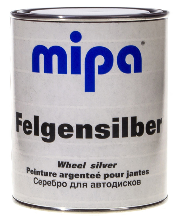 MIPA 246610000 Felgensilber 1K Краска для дисков серебристо-алюминиевый 1л - фото 1 - id-p55408976