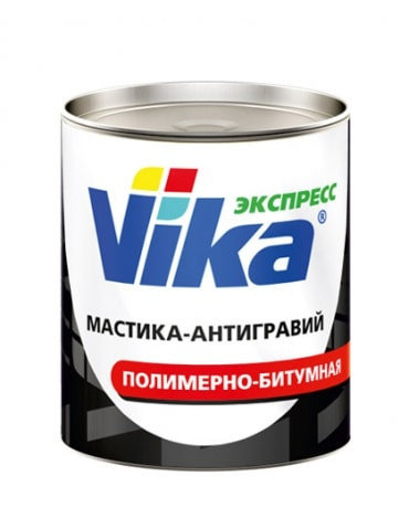 VIKA О01113 Мастика-антигравий полимерно-битумная 1 кг, фото 2