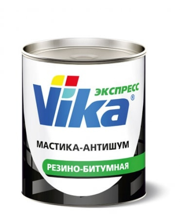 VIKA О01111 Мастика-антишум резино-битумная 1 кг - фото 1 - id-p55409494