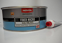 NOVOL 1233 Шпатлёвка со стекловолокном Fiber micro 1кг