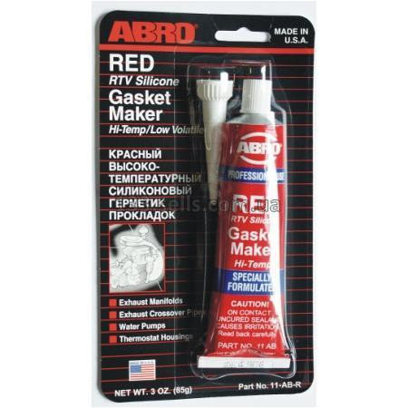 ABRO 11 АВ Герметик прокладка красный 85г, фото 2