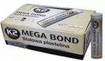 K2 B321 Стальной пластилин Mega Bond 60 г."Холодная сварка" Польша