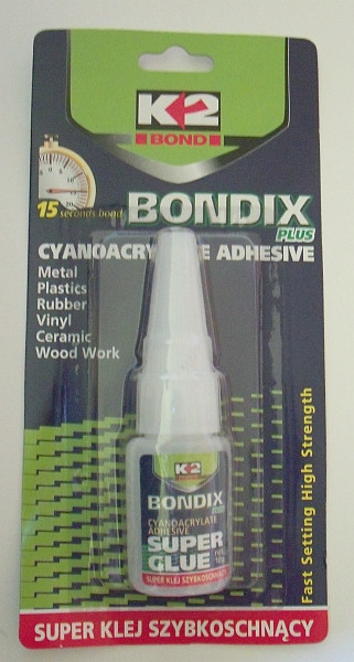 K2 B101 Клей быстросохнущий Bondix Plus 10г
