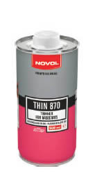 NOVOL 32141 THIN 870 Растворитель для баз 0,5л (для металика), фото 2