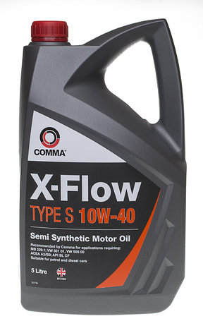 Моторное масло COMMA XFS5L X-FLOW TYPE S 10W-40 5л, фото 2