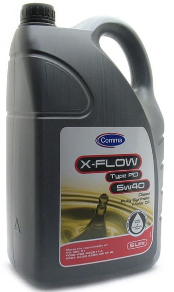 Моторное масло COMMA XFPD5L X-FLOW TYPE PD 5W-40 5л