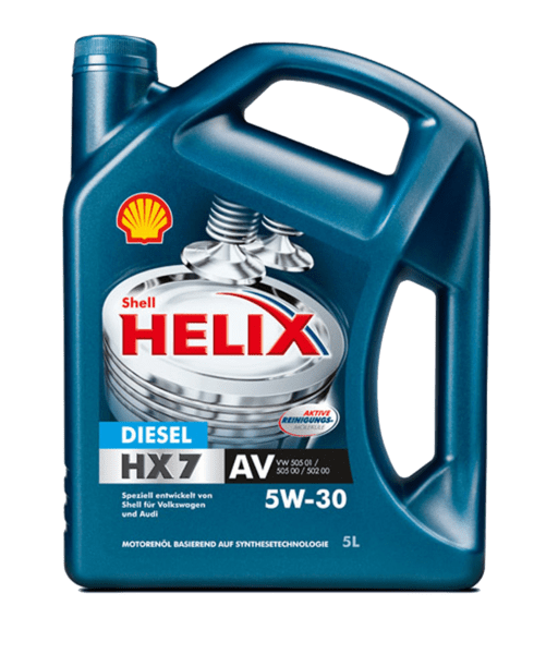 Моторное масло SHELL Helix HX7 AV 5W-30 4л Diesel