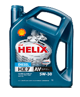 Моторное масло SHELL Helix HX7 AV 5W-30 4л Diesel