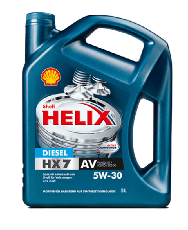 Моторное масло SHELL Helix HX7 AV 5W-30 4л Diesel, фото 2