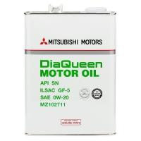 Моторное масло MITSUBISHI MZ102711 DIAQUEEN MOTOR OIL SN 0W-20 4л