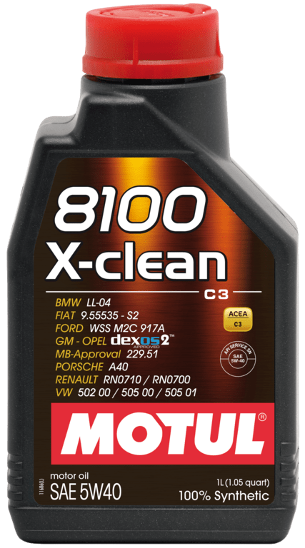 Моторное масло MOTUL 102786 8100 X-CLEAN C3 5W-40 1л