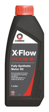 Моторное масло COMMA XFPD1L X-FLOW TYPE PD 5W-40 1л, фото 2