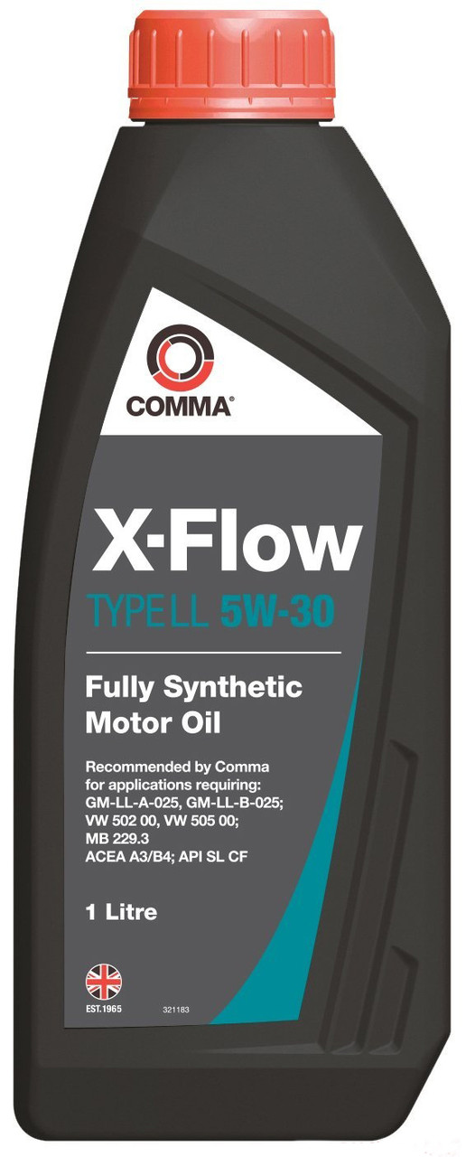 Моторное масло COMMA XFLL1L X-FLOW TYPE LL 5W-30 1л