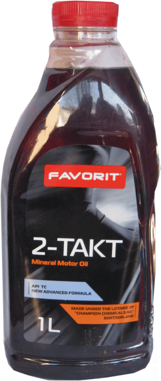 FAVORIT 51471 MOTO 2T API TC красное минеральное 1л - фото 1 - id-p55411281