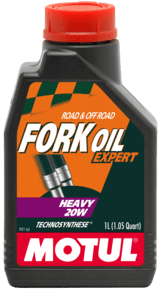 Смазка MOTUL 105928 FORK OIL EXP Н 20W для реверсных телескопических вилок 1л