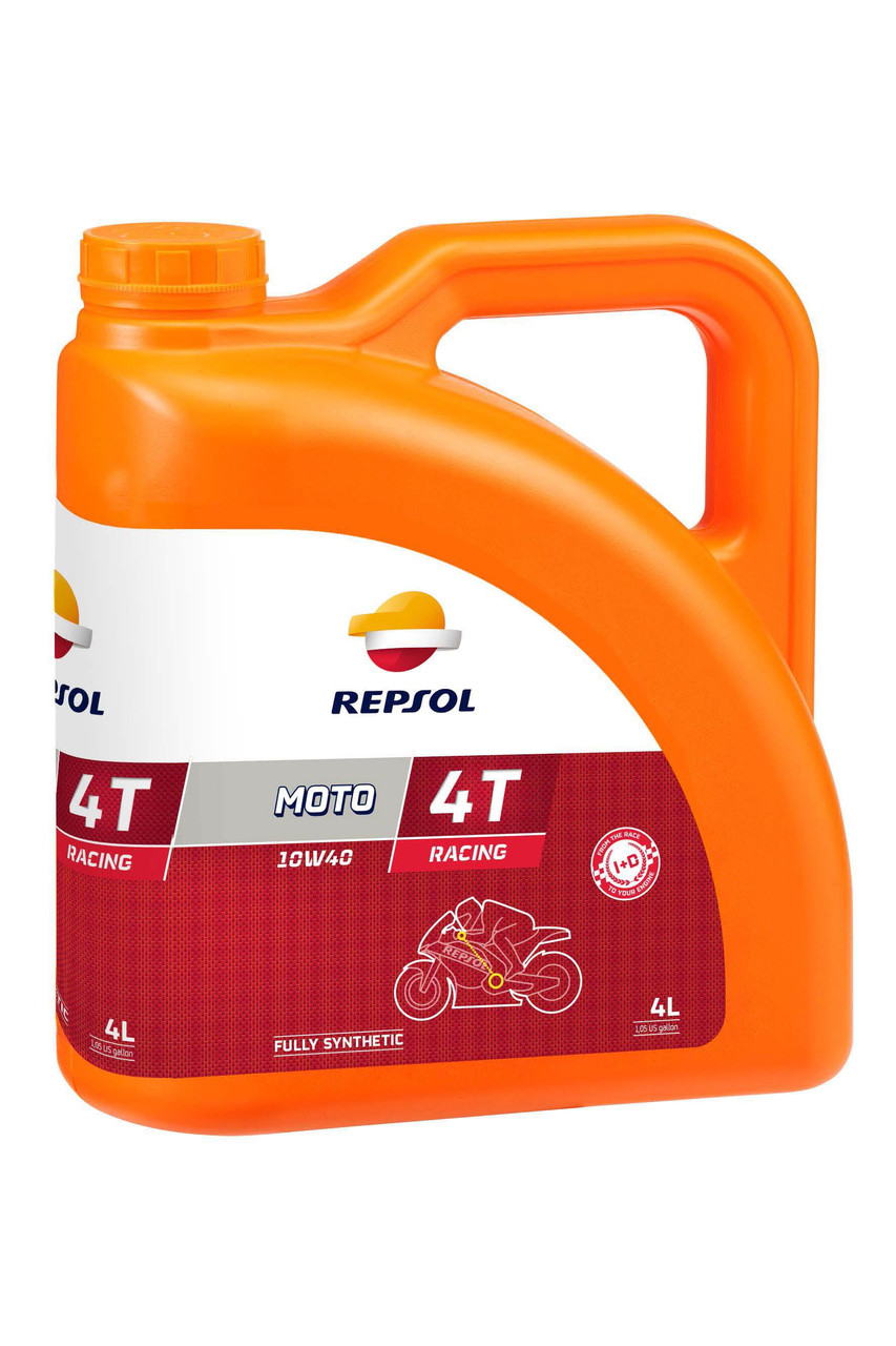 Масло моторное, 10W40 MOTO RACING 4T, 4 л. Repsol