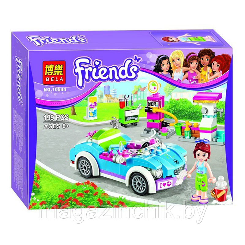 Конструктор 10544 Bela Friends Кабриолет Мии, 199 дет.,