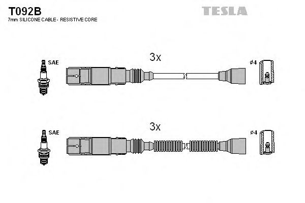 Высоковольтные провода TESLA Smart 98-