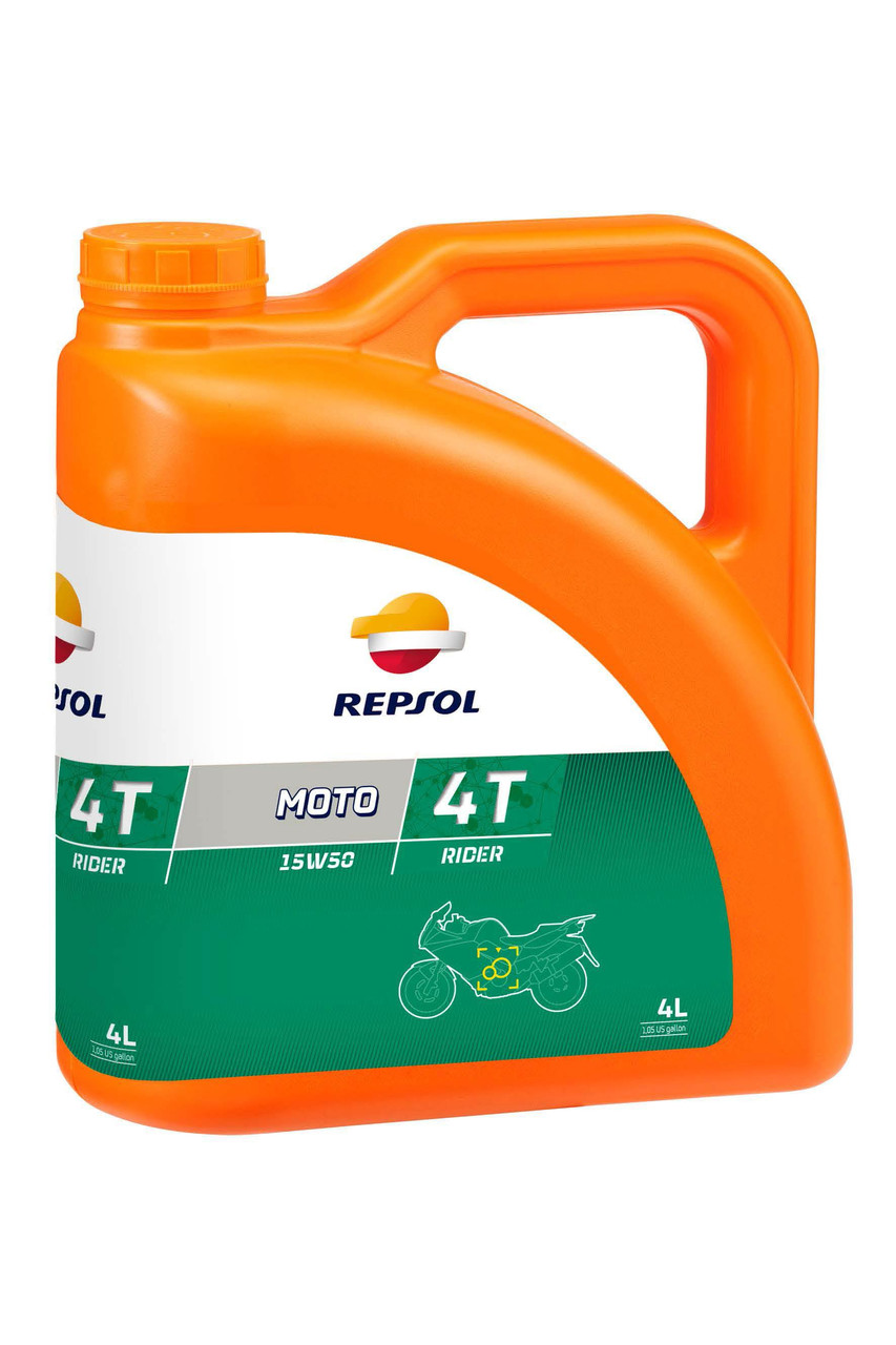Масло моторное, 15W50 MOTO RIDER 4T, 4 л. Repsol